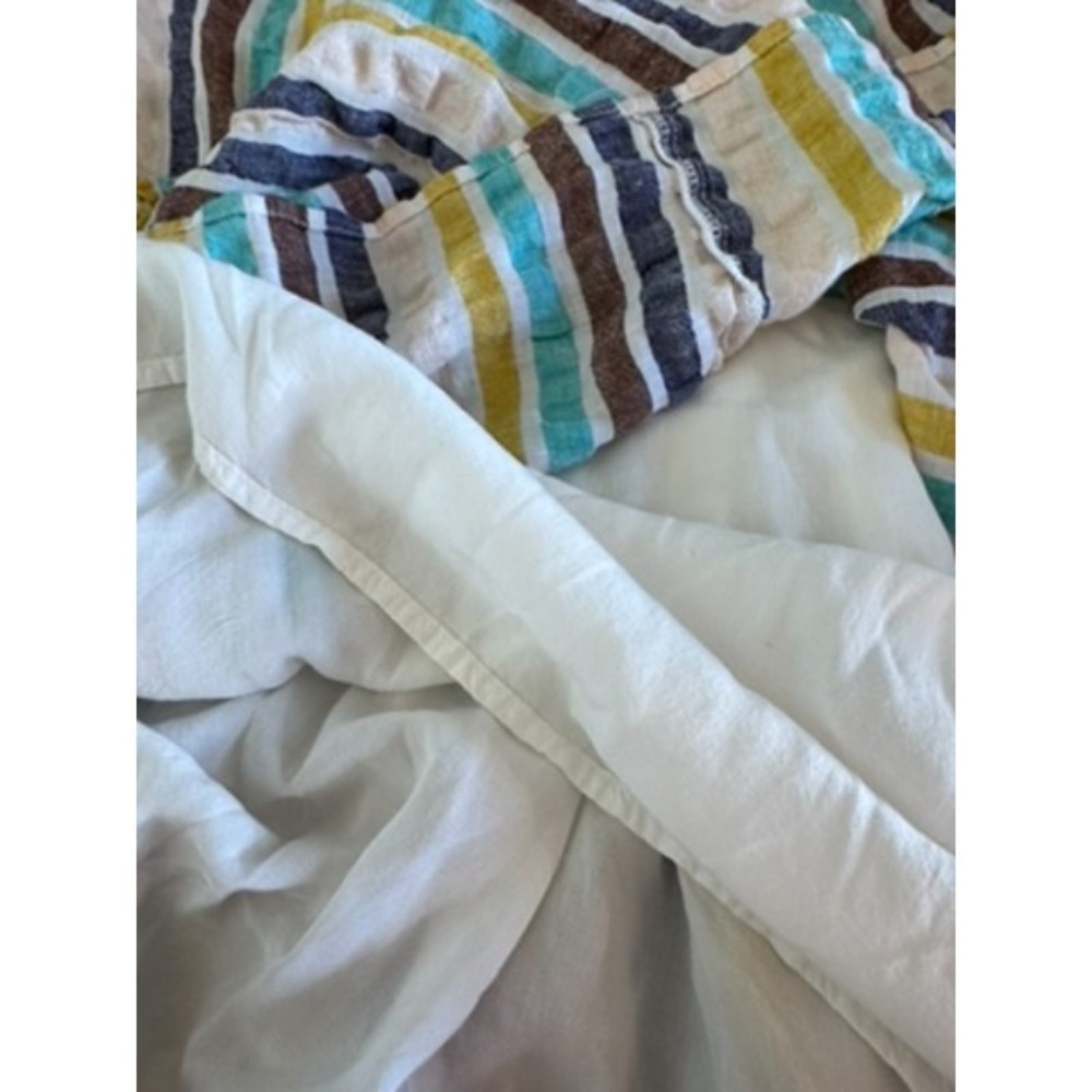 Anthropologie Rainbow Maxi Dress Women's 6P‎ Multi Striped Boho Chic Summer - Picture 13 of 15